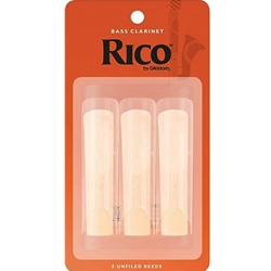 Rico Bass Clarinet Reeds 3-Pack